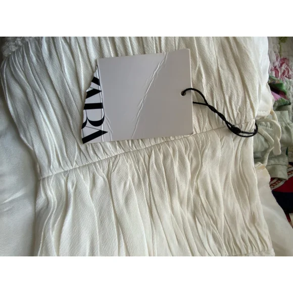 Zara White Halter Top Large - Picture 4 of 4